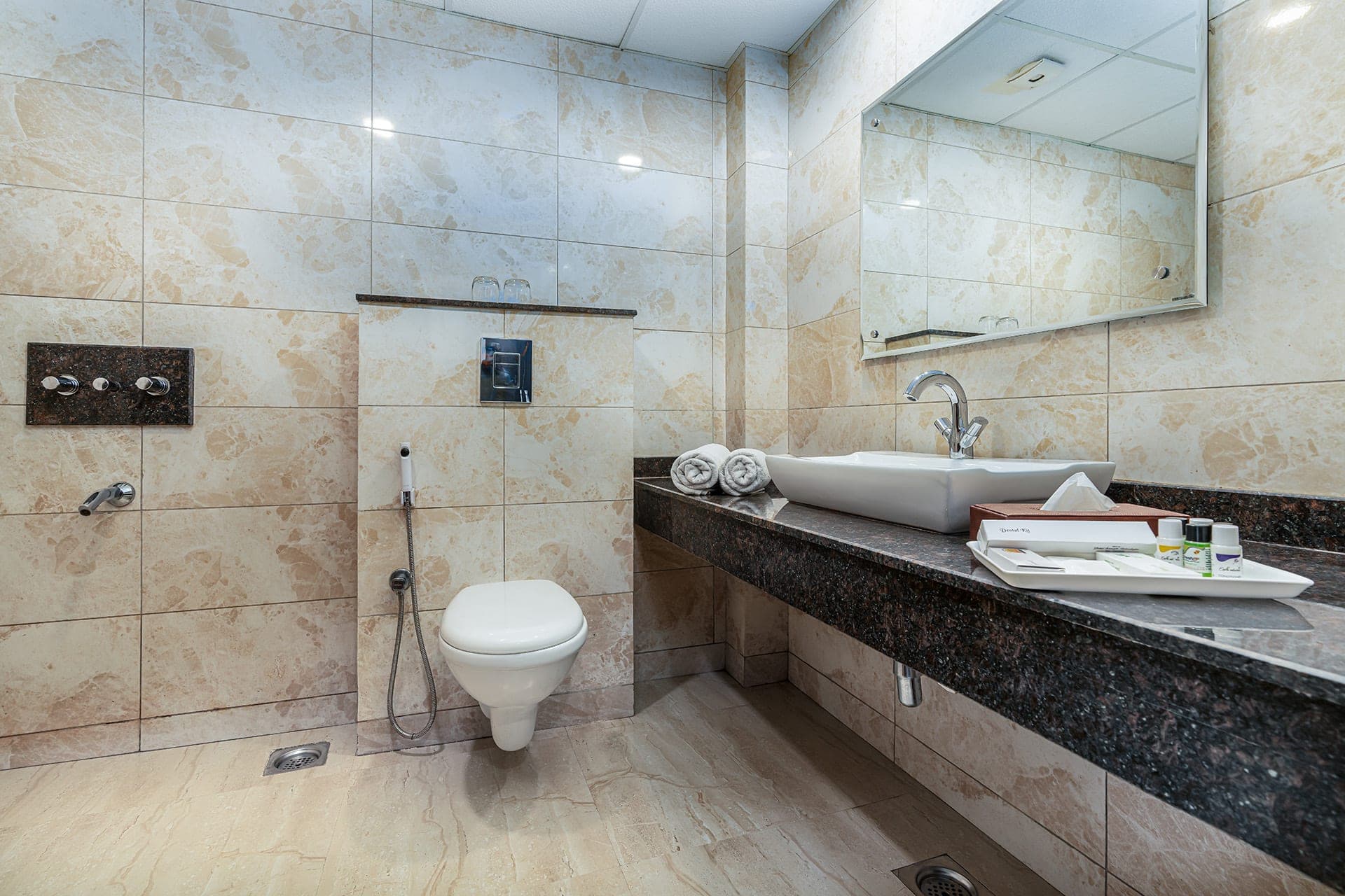 Bathroom in the Family Interconnected room at Hotel Sparrow